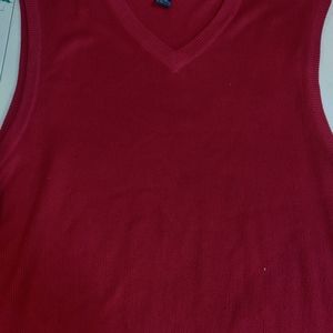 Dockers XL crimson red sweater vest